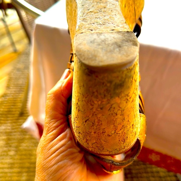 Tory Burch, Women's Brown Woven Sandals size 8 good condition - Picture 8 of 12